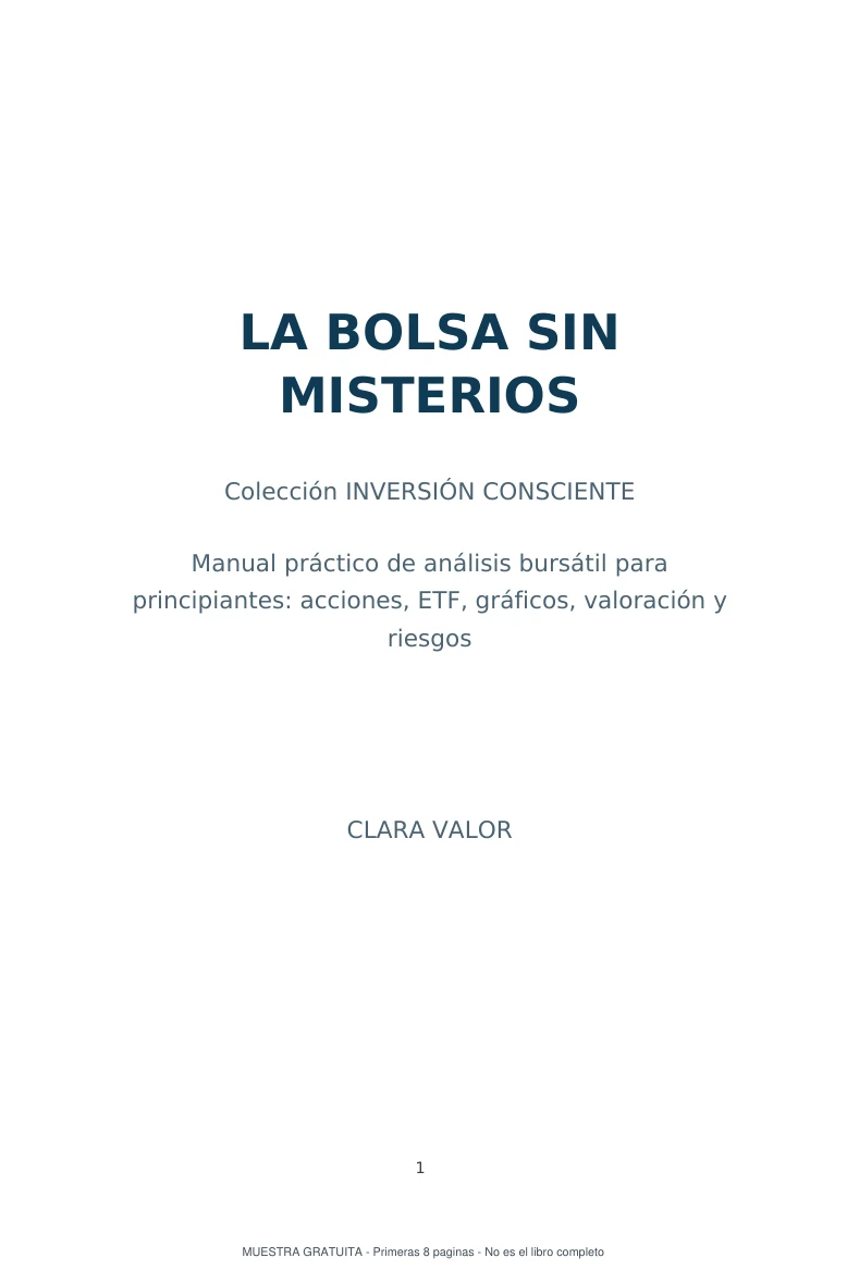Página 1 de la muestra de La bolsa sin misterios. Usa Texto ampliable para leer su contenido.