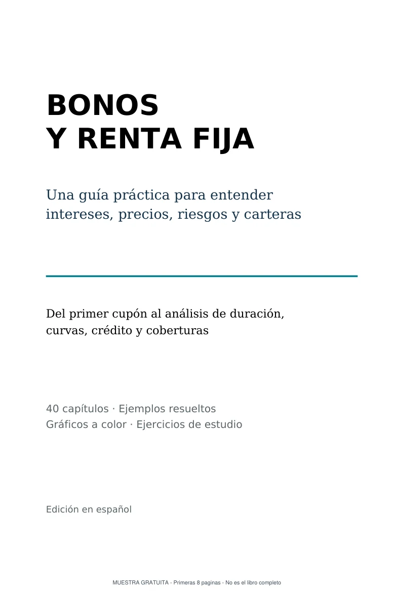 Página 1 de la muestra de Bonos y renta fija. Usa Texto ampliable para leer su contenido.